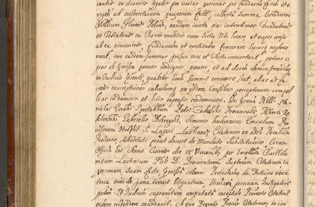 Zdjęcie nr 169 dla obiektu archiwalnego: Acta actorum, decretorum, sententiarum, erectionum, fundationum, confirmationum, instiutionum, resignationum, constitutionum, provisionum, submissionum, quietationum, substitutionum, ordinationum, ingrossationum, prostestationum R. D. Andreae Trzebicki, episcopi Cracoviensis, ducis Severiae in a. D. 1658 et  1659 acticatorum. Volumen I 
