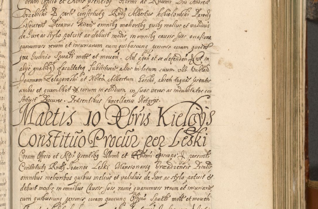 Zdjęcie nr 162 dla obiektu archiwalnego: Acta actorum, decretorum, sententiarum, erectionum, fundationum, confirmationum, instiutionum, resignationum, constitutionum, provisionum, submissionum, quietationum, substitutionum, ordinationum, ingrossationum, prostestationum R. D. Andreae Trzebicki, episcopi Cracoviensis, ducis Severiae in a. D. 1658 et  1659 acticatorum. Volumen I 