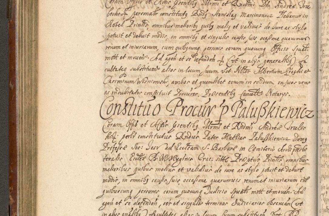 Zdjęcie nr 153 dla obiektu archiwalnego: Acta actorum, decretorum, sententiarum, erectionum, fundationum, confirmationum, instiutionum, resignationum, constitutionum, provisionum, submissionum, quietationum, substitutionum, ordinationum, ingrossationum, prostestationum R. D. Andreae Trzebicki, episcopi Cracoviensis, ducis Severiae in a. D. 1658 et  1659 acticatorum. Volumen I 