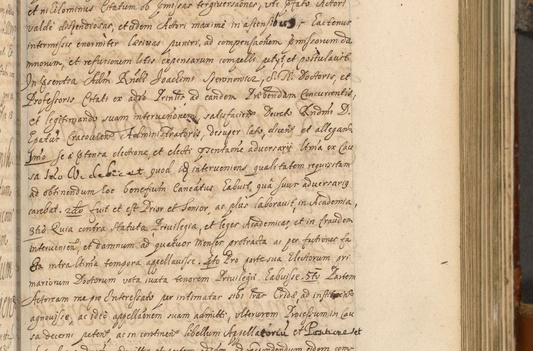 Zdjęcie nr 136 dla obiektu archiwalnego: Acta actorum, decretorum, sententiarum, erectionum, fundationum, confirmationum, instiutionum, resignationum, constitutionum, provisionum, submissionum, quietationum, substitutionum, ordinationum, ingrossationum, prostestationum R. D. Andreae Trzebicki, episcopi Cracoviensis, ducis Severiae in a. D. 1658 et  1659 acticatorum. Volumen I 