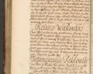 Zdjęcie nr 137 dla obiektu archiwalnego: Acta actorum, decretorum, sententiarum, erectionum, fundationum, confirmationum, instiutionum, resignationum, constitutionum, provisionum, submissionum, quietationum, substitutionum, ordinationum, ingrossationum, prostestationum R. D. Andreae Trzebicki, episcopi Cracoviensis, ducis Severiae in a. D. 1658 et  1659 acticatorum. Volumen I 