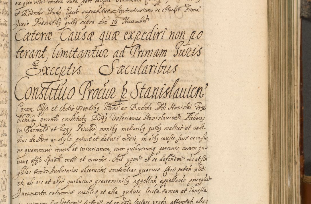 Zdjęcie nr 138 dla obiektu archiwalnego: Acta actorum, decretorum, sententiarum, erectionum, fundationum, confirmationum, instiutionum, resignationum, constitutionum, provisionum, submissionum, quietationum, substitutionum, ordinationum, ingrossationum, prostestationum R. D. Andreae Trzebicki, episcopi Cracoviensis, ducis Severiae in a. D. 1658 et  1659 acticatorum. Volumen I 