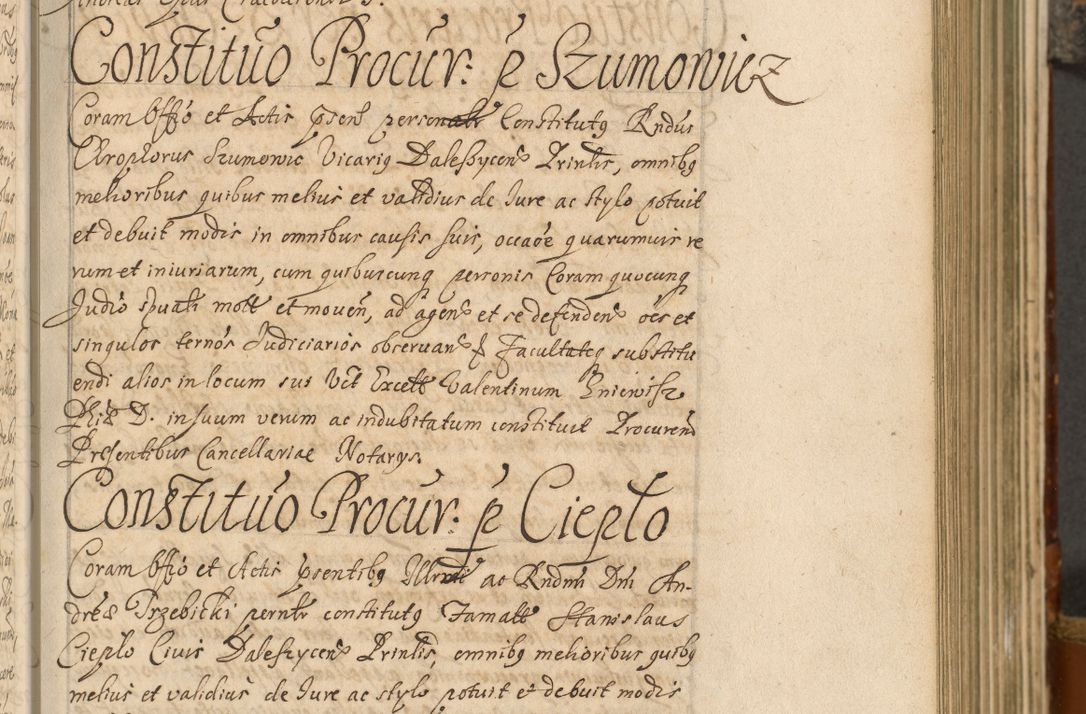 Zdjęcie nr 128 dla obiektu archiwalnego: Acta actorum, decretorum, sententiarum, erectionum, fundationum, confirmationum, instiutionum, resignationum, constitutionum, provisionum, submissionum, quietationum, substitutionum, ordinationum, ingrossationum, prostestationum R. D. Andreae Trzebicki, episcopi Cracoviensis, ducis Severiae in a. D. 1658 et  1659 acticatorum. Volumen I 