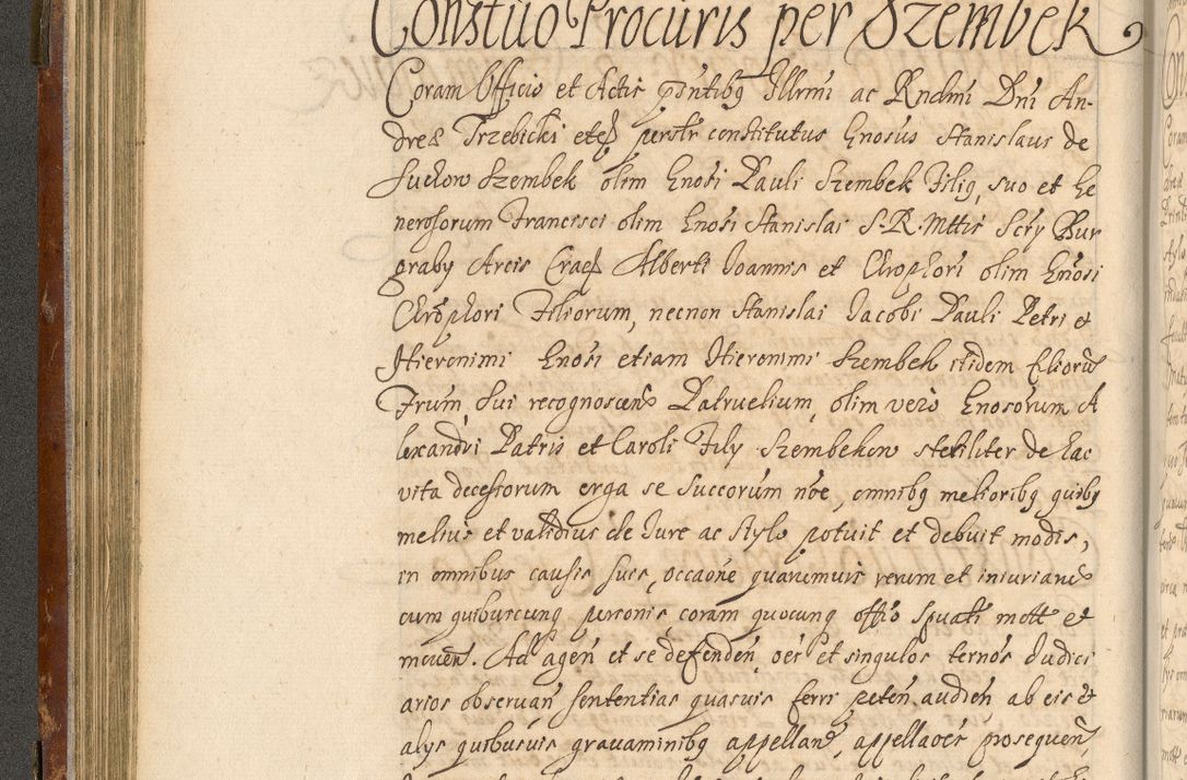 Zdjęcie nr 129 dla obiektu archiwalnego: Acta actorum, decretorum, sententiarum, erectionum, fundationum, confirmationum, instiutionum, resignationum, constitutionum, provisionum, submissionum, quietationum, substitutionum, ordinationum, ingrossationum, prostestationum R. D. Andreae Trzebicki, episcopi Cracoviensis, ducis Severiae in a. D. 1658 et  1659 acticatorum. Volumen I 
