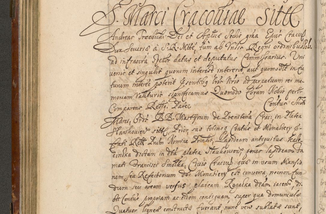 Zdjęcie nr 125 dla obiektu archiwalnego: Acta actorum, decretorum, sententiarum, erectionum, fundationum, confirmationum, instiutionum, resignationum, constitutionum, provisionum, submissionum, quietationum, substitutionum, ordinationum, ingrossationum, prostestationum R. D. Andreae Trzebicki, episcopi Cracoviensis, ducis Severiae in a. D. 1658 et  1659 acticatorum. Volumen I 