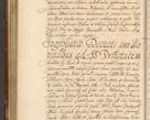 Zdjęcie nr 119 dla obiektu archiwalnego: Acta actorum, decretorum, sententiarum, erectionum, fundationum, confirmationum, instiutionum, resignationum, constitutionum, provisionum, submissionum, quietationum, substitutionum, ordinationum, ingrossationum, prostestationum R. D. Andreae Trzebicki, episcopi Cracoviensis, ducis Severiae in a. D. 1658 et  1659 acticatorum. Volumen I 