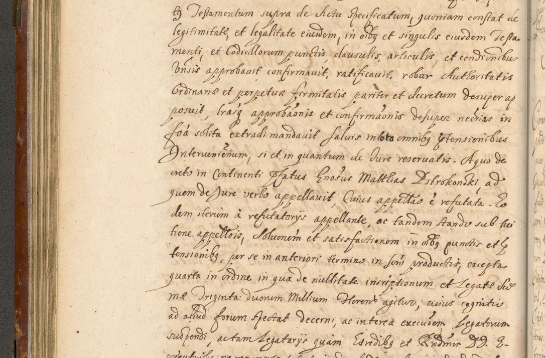 Zdjęcie nr 109 dla obiektu archiwalnego: Acta actorum, decretorum, sententiarum, erectionum, fundationum, confirmationum, instiutionum, resignationum, constitutionum, provisionum, submissionum, quietationum, substitutionum, ordinationum, ingrossationum, prostestationum R. D. Andreae Trzebicki, episcopi Cracoviensis, ducis Severiae in a. D. 1658 et  1659 acticatorum. Volumen I 