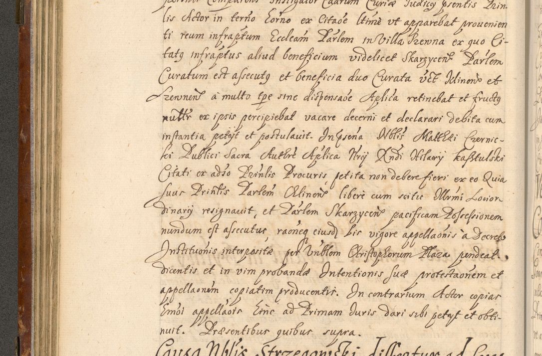 Zdjęcie nr 101 dla obiektu archiwalnego: Acta actorum, decretorum, sententiarum, erectionum, fundationum, confirmationum, instiutionum, resignationum, constitutionum, provisionum, submissionum, quietationum, substitutionum, ordinationum, ingrossationum, prostestationum R. D. Andreae Trzebicki, episcopi Cracoviensis, ducis Severiae in a. D. 1658 et  1659 acticatorum. Volumen I 