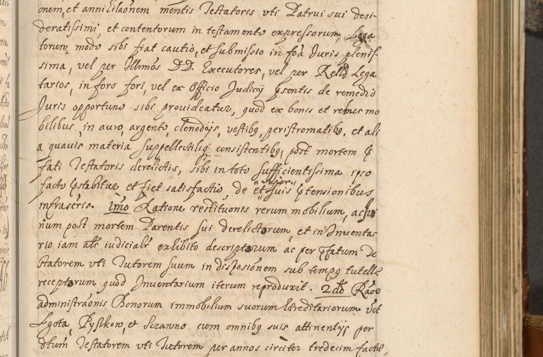Zdjęcie nr 104 dla obiektu archiwalnego: Acta actorum, decretorum, sententiarum, erectionum, fundationum, confirmationum, instiutionum, resignationum, constitutionum, provisionum, submissionum, quietationum, substitutionum, ordinationum, ingrossationum, prostestationum R. D. Andreae Trzebicki, episcopi Cracoviensis, ducis Severiae in a. D. 1658 et  1659 acticatorum. Volumen I 