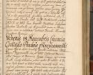 Zdjęcie nr 102 dla obiektu archiwalnego: Acta actorum, decretorum, sententiarum, erectionum, fundationum, confirmationum, instiutionum, resignationum, constitutionum, provisionum, submissionum, quietationum, substitutionum, ordinationum, ingrossationum, prostestationum R. D. Andreae Trzebicki, episcopi Cracoviensis, ducis Severiae in a. D. 1658 et  1659 acticatorum. Volumen I 