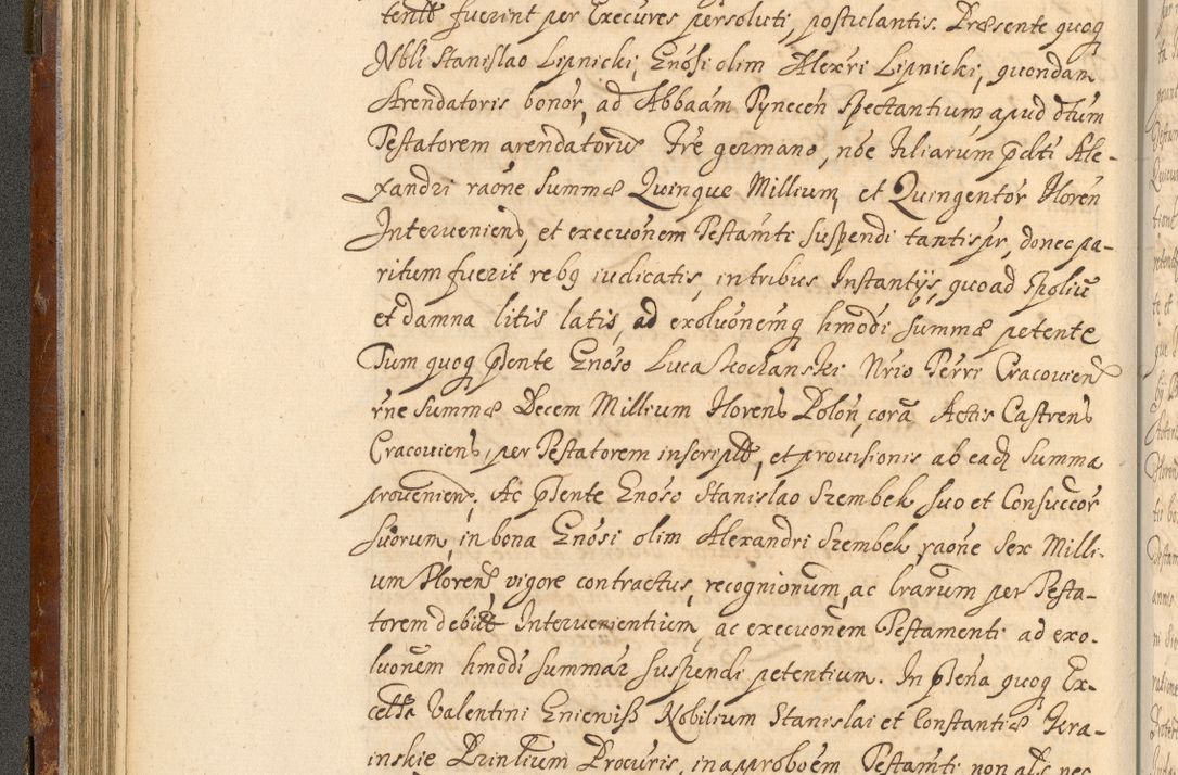 Zdjęcie nr 97 dla obiektu archiwalnego: Acta actorum, decretorum, sententiarum, erectionum, fundationum, confirmationum, instiutionum, resignationum, constitutionum, provisionum, submissionum, quietationum, substitutionum, ordinationum, ingrossationum, prostestationum R. D. Andreae Trzebicki, episcopi Cracoviensis, ducis Severiae in a. D. 1658 et  1659 acticatorum. Volumen I 