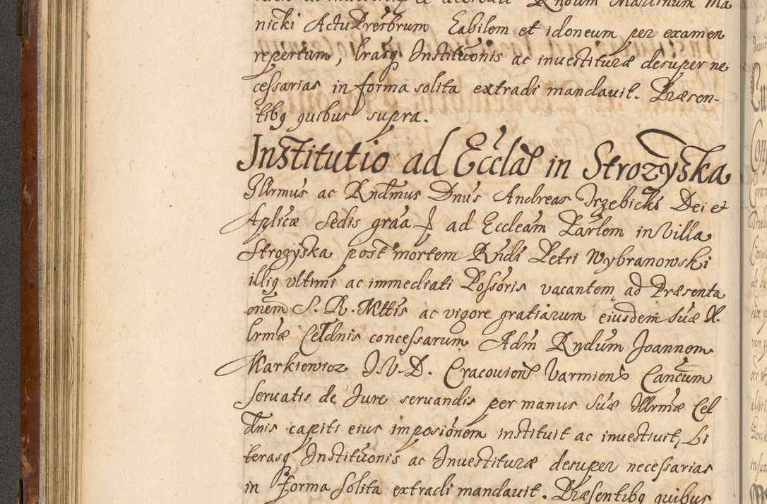 Zdjęcie nr 93 dla obiektu archiwalnego: Acta actorum, decretorum, sententiarum, erectionum, fundationum, confirmationum, instiutionum, resignationum, constitutionum, provisionum, submissionum, quietationum, substitutionum, ordinationum, ingrossationum, prostestationum R. D. Andreae Trzebicki, episcopi Cracoviensis, ducis Severiae in a. D. 1658 et  1659 acticatorum. Volumen I 