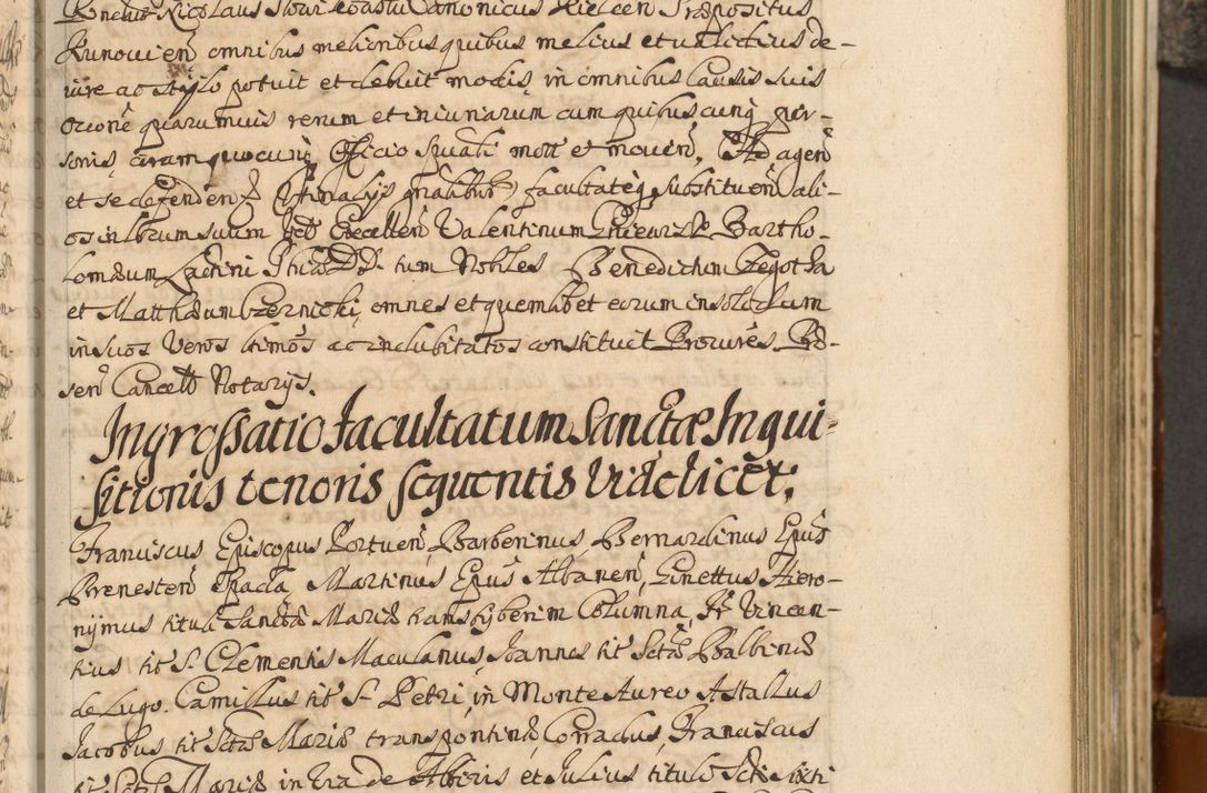 Zdjęcie nr 84 dla obiektu archiwalnego: Acta actorum, decretorum, sententiarum, erectionum, fundationum, confirmationum, instiutionum, resignationum, constitutionum, provisionum, submissionum, quietationum, substitutionum, ordinationum, ingrossationum, prostestationum R. D. Andreae Trzebicki, episcopi Cracoviensis, ducis Severiae in a. D. 1658 et  1659 acticatorum. Volumen I 
