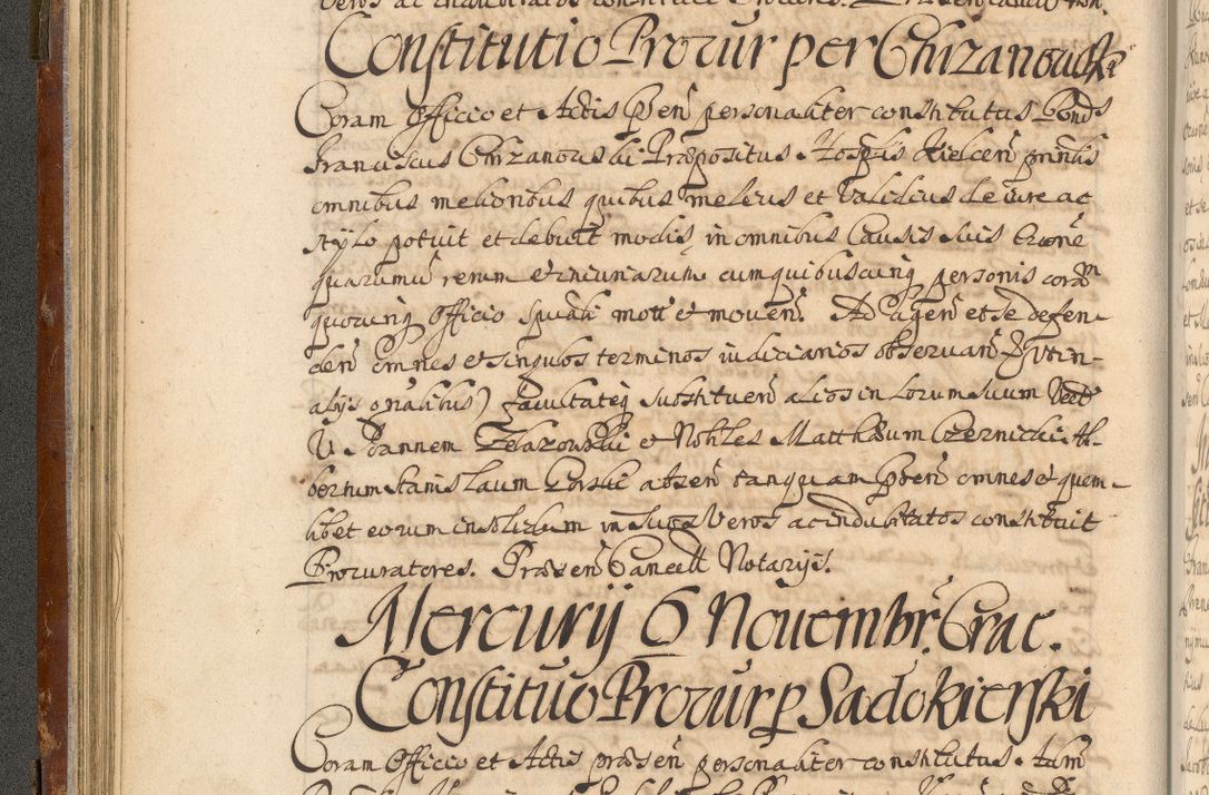 Zdjęcie nr 83 dla obiektu archiwalnego: Acta actorum, decretorum, sententiarum, erectionum, fundationum, confirmationum, instiutionum, resignationum, constitutionum, provisionum, submissionum, quietationum, substitutionum, ordinationum, ingrossationum, prostestationum R. D. Andreae Trzebicki, episcopi Cracoviensis, ducis Severiae in a. D. 1658 et  1659 acticatorum. Volumen I 