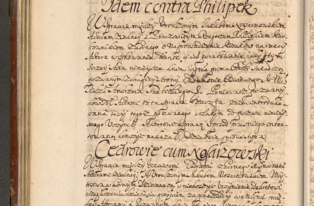 Zdjęcie nr 79 dla obiektu archiwalnego: Acta actorum, decretorum, sententiarum, erectionum, fundationum, confirmationum, instiutionum, resignationum, constitutionum, provisionum, submissionum, quietationum, substitutionum, ordinationum, ingrossationum, prostestationum R. D. Andreae Trzebicki, episcopi Cracoviensis, ducis Severiae in a. D. 1658 et  1659 acticatorum. Volumen I 