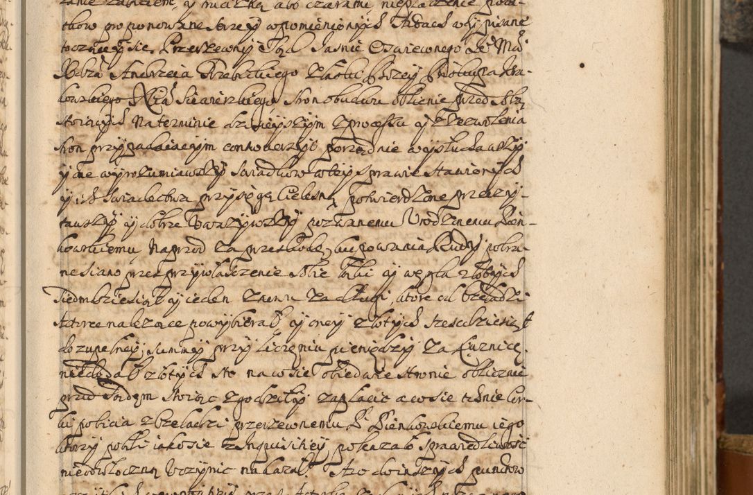 Zdjęcie nr 72 dla obiektu archiwalnego: Acta actorum, decretorum, sententiarum, erectionum, fundationum, confirmationum, instiutionum, resignationum, constitutionum, provisionum, submissionum, quietationum, substitutionum, ordinationum, ingrossationum, prostestationum R. D. Andreae Trzebicki, episcopi Cracoviensis, ducis Severiae in a. D. 1658 et  1659 acticatorum. Volumen I 