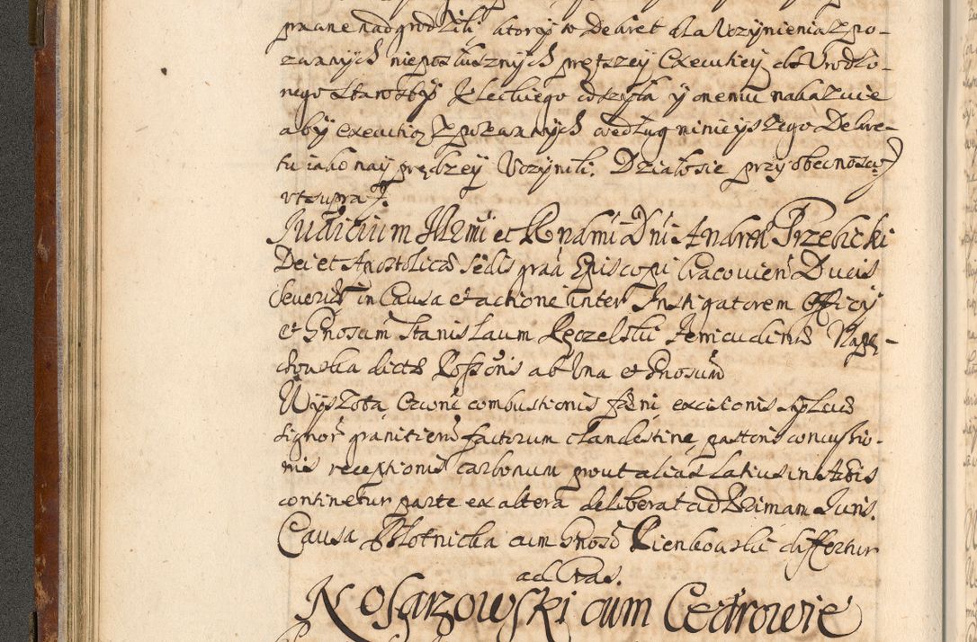 Zdjęcie nr 69 dla obiektu archiwalnego: Acta actorum, decretorum, sententiarum, erectionum, fundationum, confirmationum, instiutionum, resignationum, constitutionum, provisionum, submissionum, quietationum, substitutionum, ordinationum, ingrossationum, prostestationum R. D. Andreae Trzebicki, episcopi Cracoviensis, ducis Severiae in a. D. 1658 et  1659 acticatorum. Volumen I 