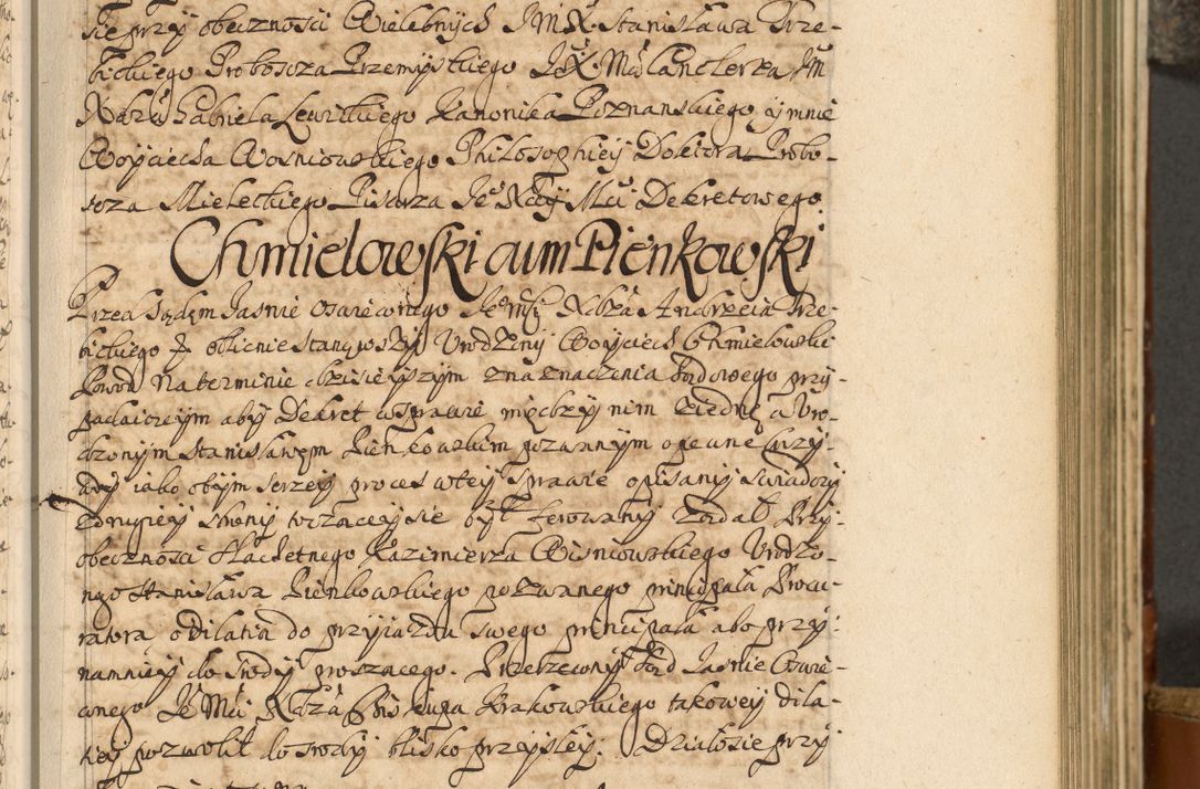 Zdjęcie nr 60 dla obiektu archiwalnego: Acta actorum, decretorum, sententiarum, erectionum, fundationum, confirmationum, instiutionum, resignationum, constitutionum, provisionum, submissionum, quietationum, substitutionum, ordinationum, ingrossationum, prostestationum R. D. Andreae Trzebicki, episcopi Cracoviensis, ducis Severiae in a. D. 1658 et  1659 acticatorum. Volumen I 