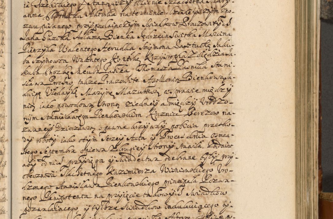 Zdjęcie nr 62 dla obiektu archiwalnego: Acta actorum, decretorum, sententiarum, erectionum, fundationum, confirmationum, instiutionum, resignationum, constitutionum, provisionum, submissionum, quietationum, substitutionum, ordinationum, ingrossationum, prostestationum R. D. Andreae Trzebicki, episcopi Cracoviensis, ducis Severiae in a. D. 1658 et  1659 acticatorum. Volumen I 
