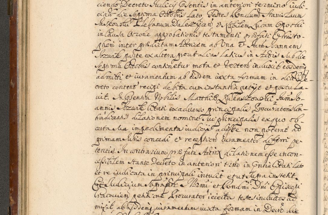 Zdjęcie nr 57 dla obiektu archiwalnego: Acta actorum, decretorum, sententiarum, erectionum, fundationum, confirmationum, instiutionum, resignationum, constitutionum, provisionum, submissionum, quietationum, substitutionum, ordinationum, ingrossationum, prostestationum R. D. Andreae Trzebicki, episcopi Cracoviensis, ducis Severiae in a. D. 1658 et  1659 acticatorum. Volumen I 