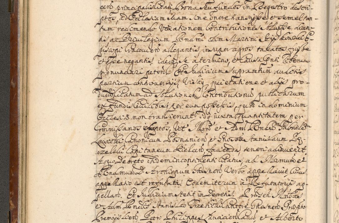Zdjęcie nr 53 dla obiektu archiwalnego: Acta actorum, decretorum, sententiarum, erectionum, fundationum, confirmationum, instiutionum, resignationum, constitutionum, provisionum, submissionum, quietationum, substitutionum, ordinationum, ingrossationum, prostestationum R. D. Andreae Trzebicki, episcopi Cracoviensis, ducis Severiae in a. D. 1658 et  1659 acticatorum. Volumen I 