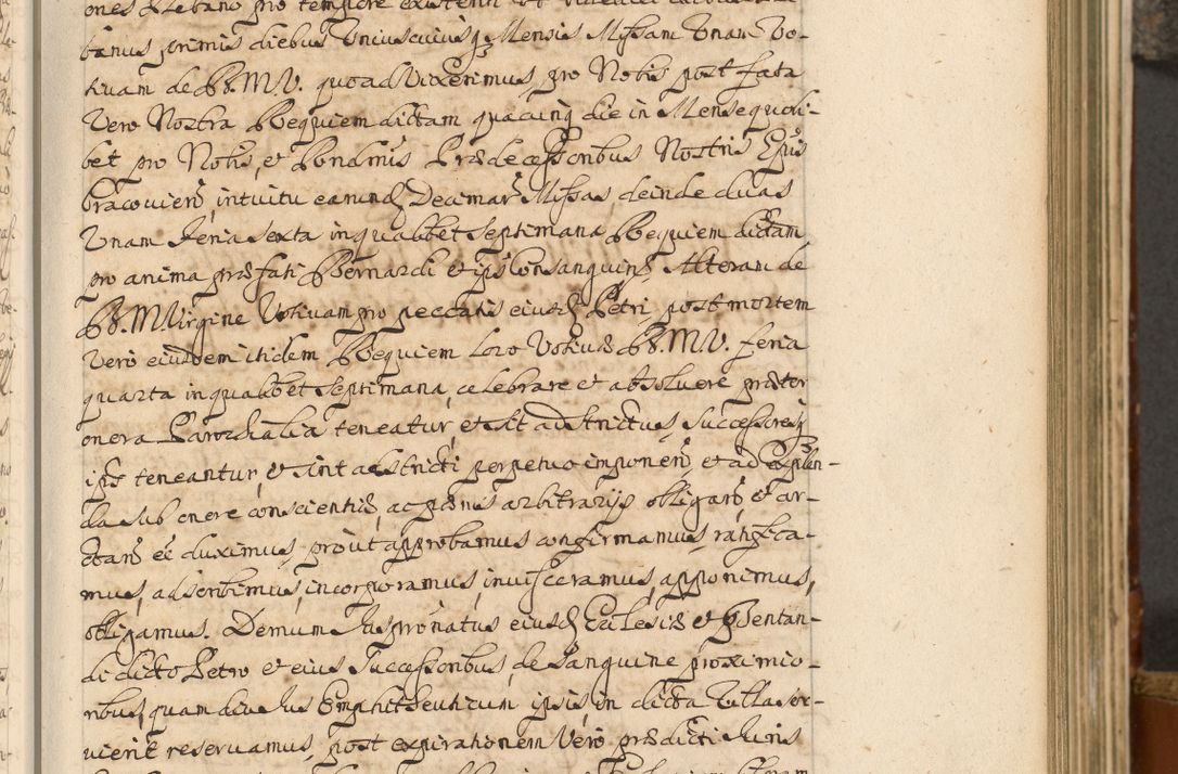 Zdjęcie nr 50 dla obiektu archiwalnego: Acta actorum, decretorum, sententiarum, erectionum, fundationum, confirmationum, instiutionum, resignationum, constitutionum, provisionum, submissionum, quietationum, substitutionum, ordinationum, ingrossationum, prostestationum R. D. Andreae Trzebicki, episcopi Cracoviensis, ducis Severiae in a. D. 1658 et  1659 acticatorum. Volumen I 