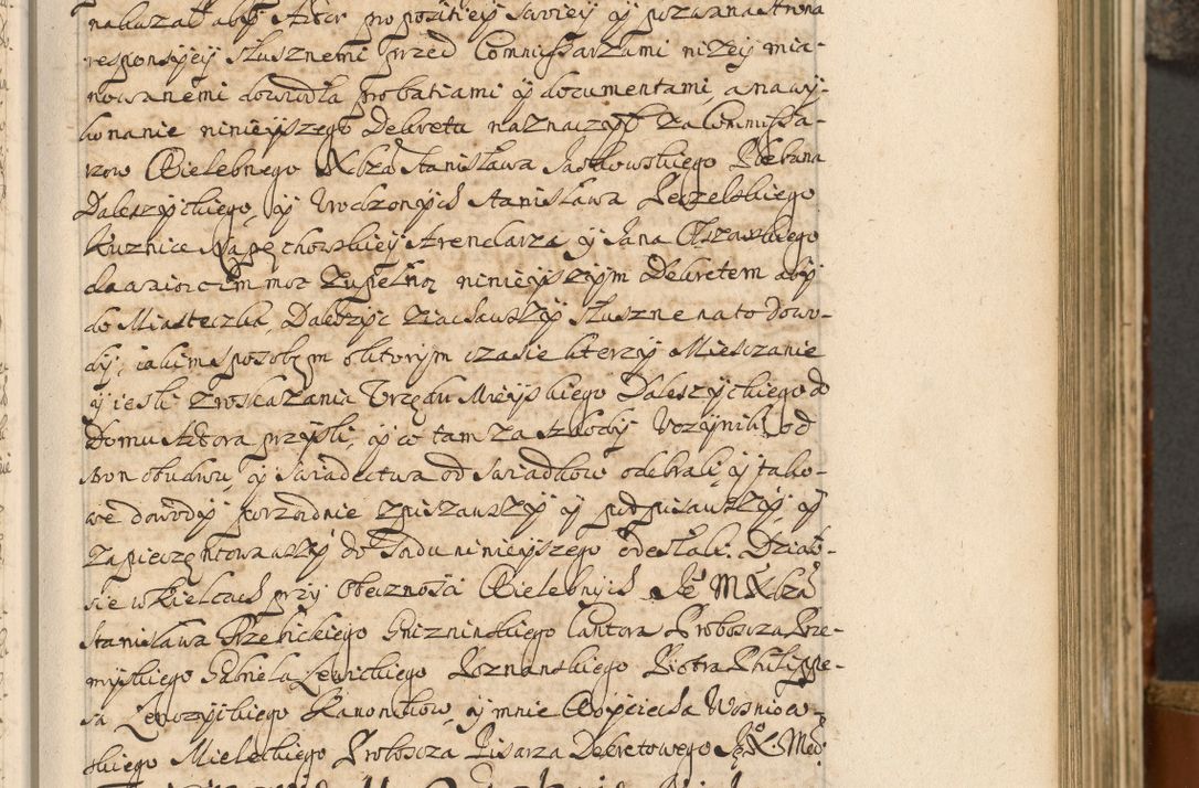 Zdjęcie nr 52 dla obiektu archiwalnego: Acta actorum, decretorum, sententiarum, erectionum, fundationum, confirmationum, instiutionum, resignationum, constitutionum, provisionum, submissionum, quietationum, substitutionum, ordinationum, ingrossationum, prostestationum R. D. Andreae Trzebicki, episcopi Cracoviensis, ducis Severiae in a. D. 1658 et  1659 acticatorum. Volumen I 