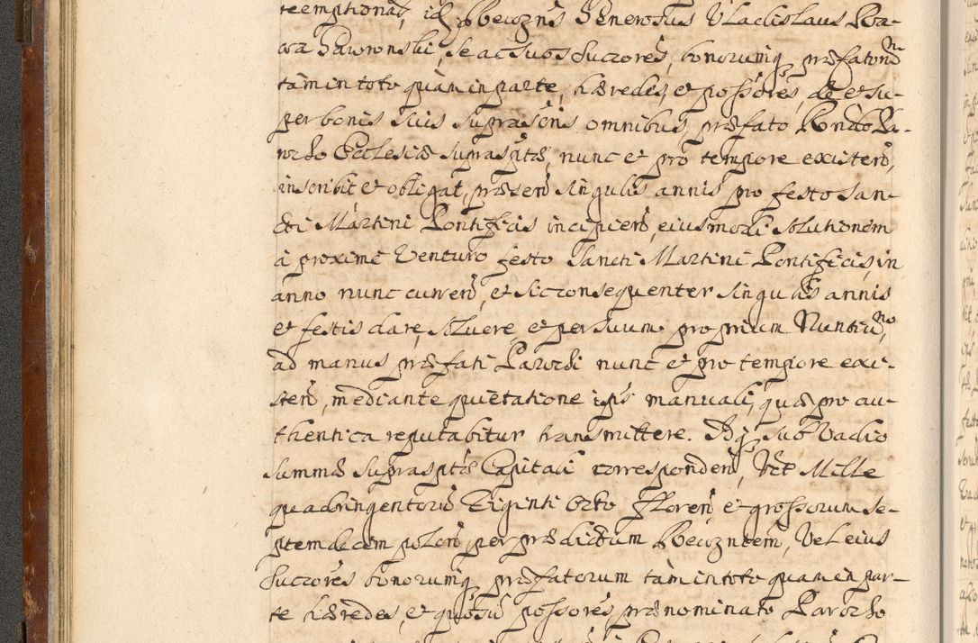 Zdjęcie nr 41 dla obiektu archiwalnego: Acta actorum, decretorum, sententiarum, erectionum, fundationum, confirmationum, instiutionum, resignationum, constitutionum, provisionum, submissionum, quietationum, substitutionum, ordinationum, ingrossationum, prostestationum R. D. Andreae Trzebicki, episcopi Cracoviensis, ducis Severiae in a. D. 1658 et  1659 acticatorum. Volumen I 