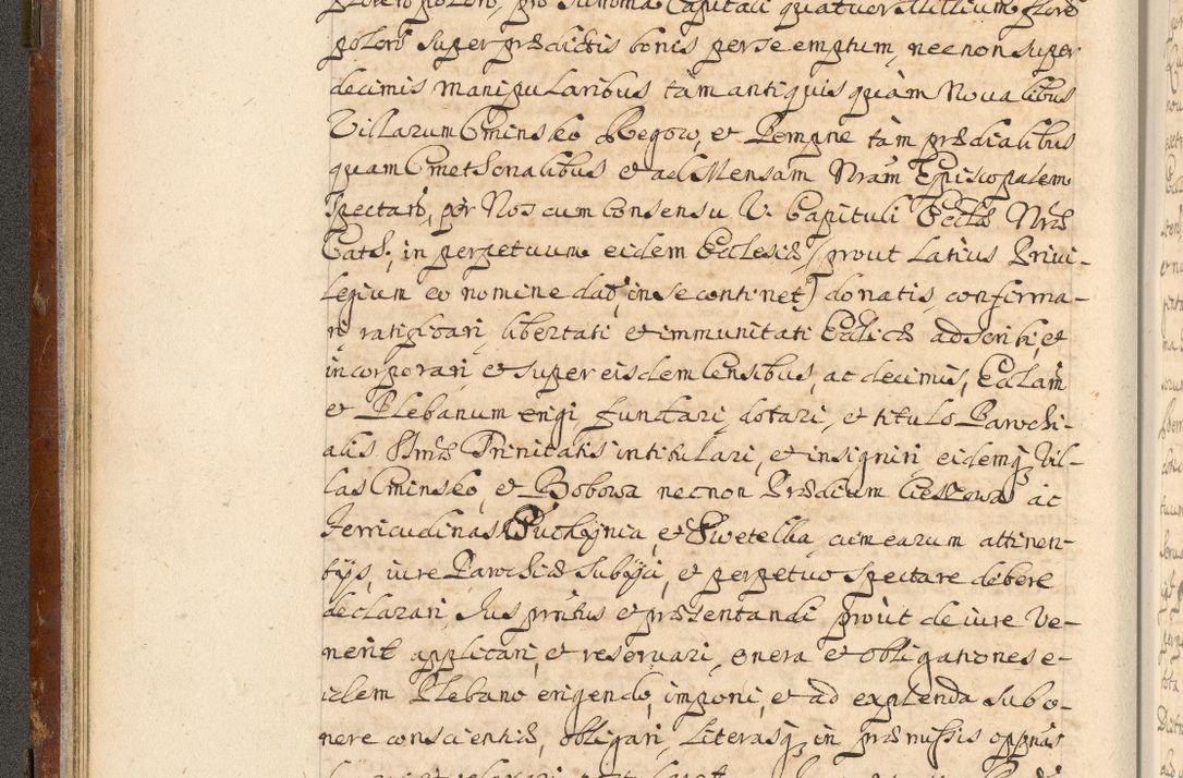 Zdjęcie nr 39 dla obiektu archiwalnego: Acta actorum, decretorum, sententiarum, erectionum, fundationum, confirmationum, instiutionum, resignationum, constitutionum, provisionum, submissionum, quietationum, substitutionum, ordinationum, ingrossationum, prostestationum R. D. Andreae Trzebicki, episcopi Cracoviensis, ducis Severiae in a. D. 1658 et  1659 acticatorum. Volumen I 