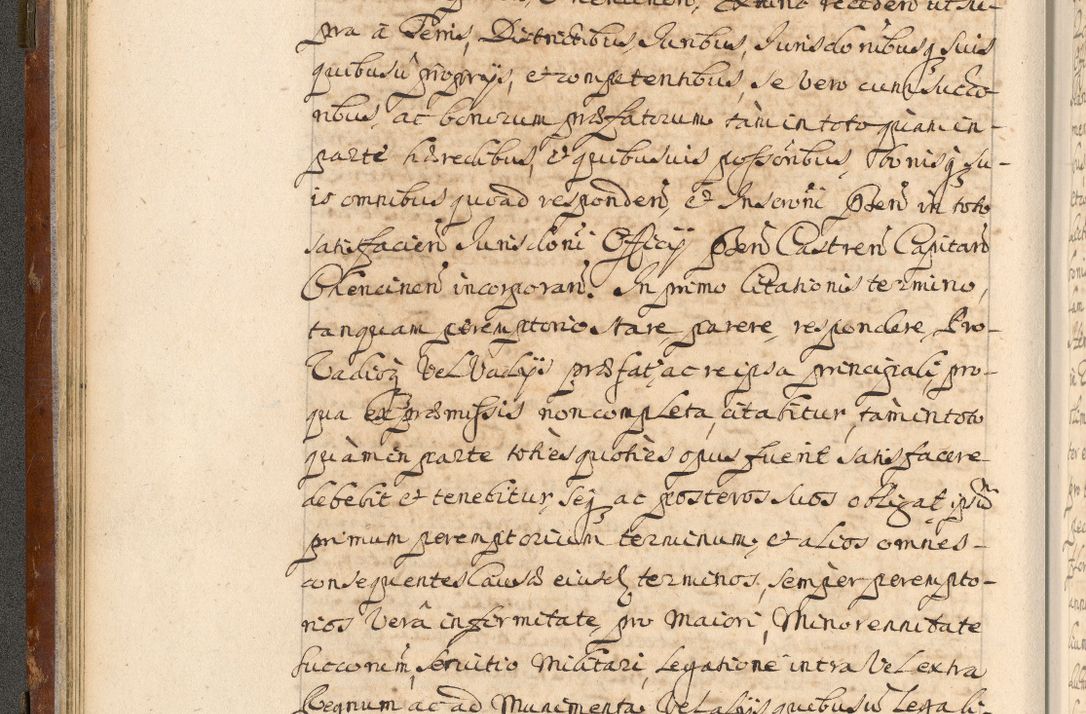 Zdjęcie nr 43 dla obiektu archiwalnego: Acta actorum, decretorum, sententiarum, erectionum, fundationum, confirmationum, instiutionum, resignationum, constitutionum, provisionum, submissionum, quietationum, substitutionum, ordinationum, ingrossationum, prostestationum R. D. Andreae Trzebicki, episcopi Cracoviensis, ducis Severiae in a. D. 1658 et  1659 acticatorum. Volumen I 