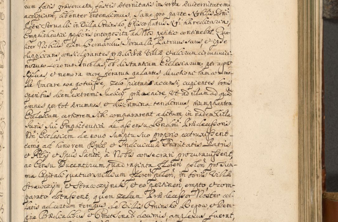 Zdjęcie nr 38 dla obiektu archiwalnego: Acta actorum, decretorum, sententiarum, erectionum, fundationum, confirmationum, instiutionum, resignationum, constitutionum, provisionum, submissionum, quietationum, substitutionum, ordinationum, ingrossationum, prostestationum R. D. Andreae Trzebicki, episcopi Cracoviensis, ducis Severiae in a. D. 1658 et  1659 acticatorum. Volumen I 