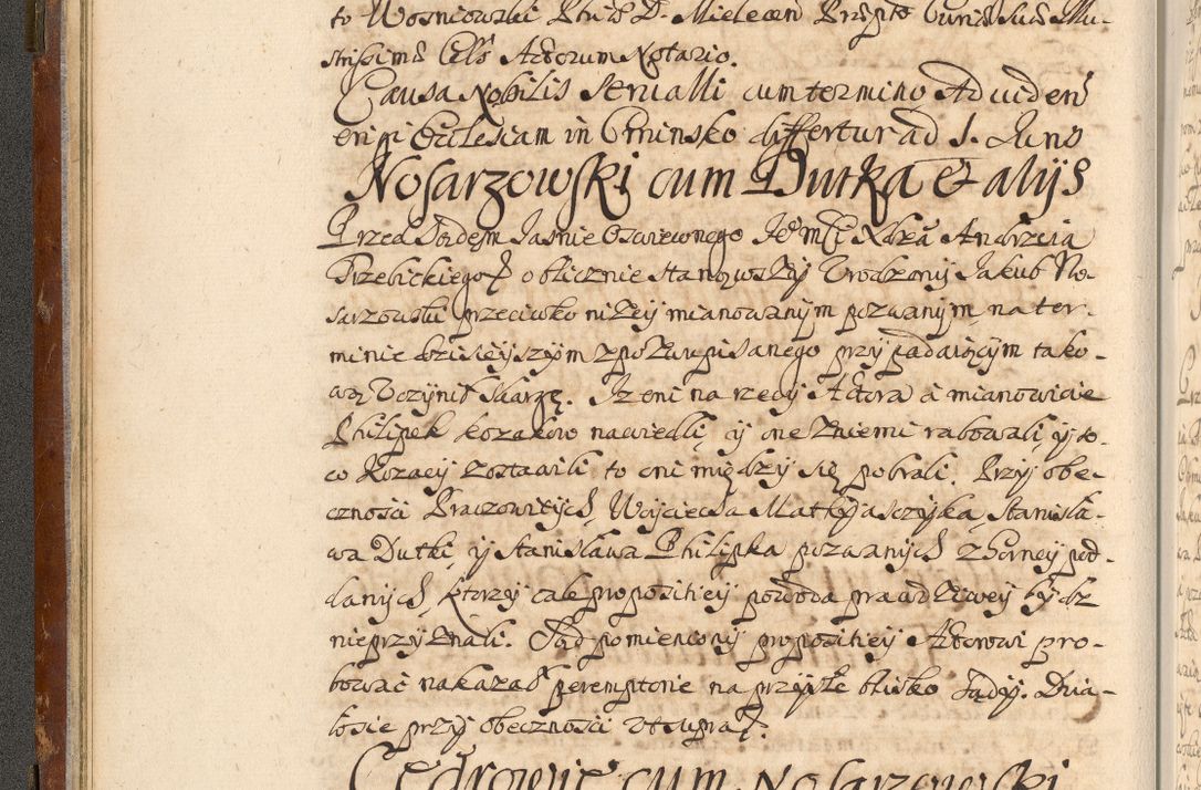 Zdjęcie nr 33 dla obiektu archiwalnego: Acta actorum, decretorum, sententiarum, erectionum, fundationum, confirmationum, instiutionum, resignationum, constitutionum, provisionum, submissionum, quietationum, substitutionum, ordinationum, ingrossationum, prostestationum R. D. Andreae Trzebicki, episcopi Cracoviensis, ducis Severiae in a. D. 1658 et  1659 acticatorum. Volumen I 
