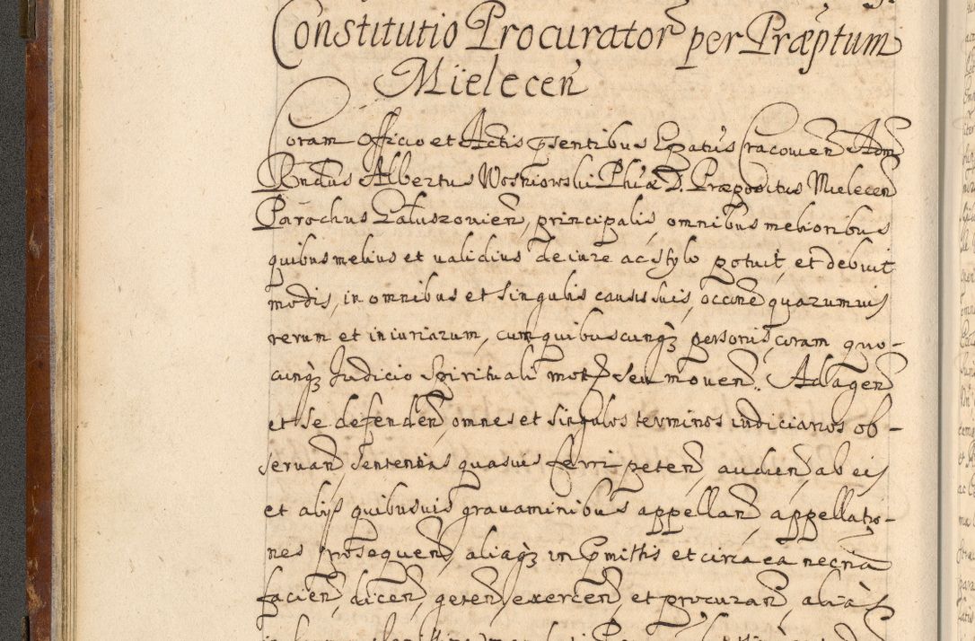 Zdjęcie nr 37 dla obiektu archiwalnego: Acta actorum, decretorum, sententiarum, erectionum, fundationum, confirmationum, instiutionum, resignationum, constitutionum, provisionum, submissionum, quietationum, substitutionum, ordinationum, ingrossationum, prostestationum R. D. Andreae Trzebicki, episcopi Cracoviensis, ducis Severiae in a. D. 1658 et  1659 acticatorum. Volumen I 