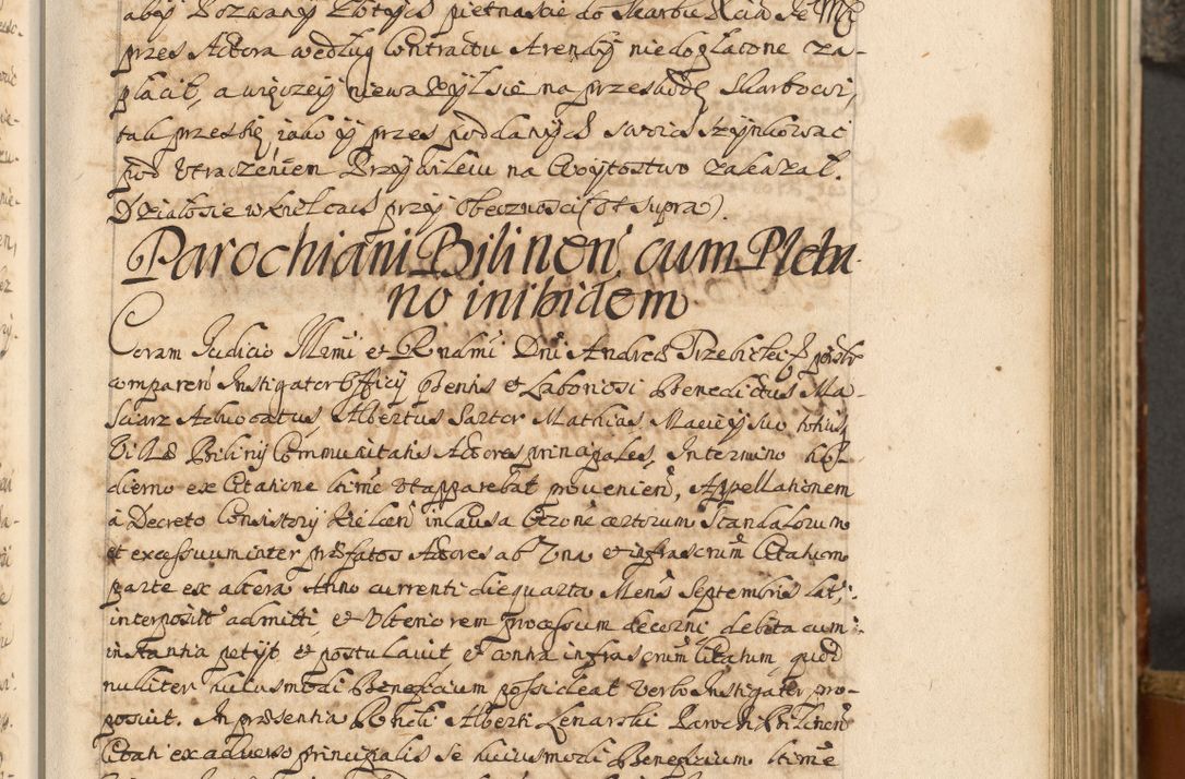 Zdjęcie nr 26 dla obiektu archiwalnego: Acta actorum, decretorum, sententiarum, erectionum, fundationum, confirmationum, instiutionum, resignationum, constitutionum, provisionum, submissionum, quietationum, substitutionum, ordinationum, ingrossationum, prostestationum R. D. Andreae Trzebicki, episcopi Cracoviensis, ducis Severiae in a. D. 1658 et  1659 acticatorum. Volumen I 
