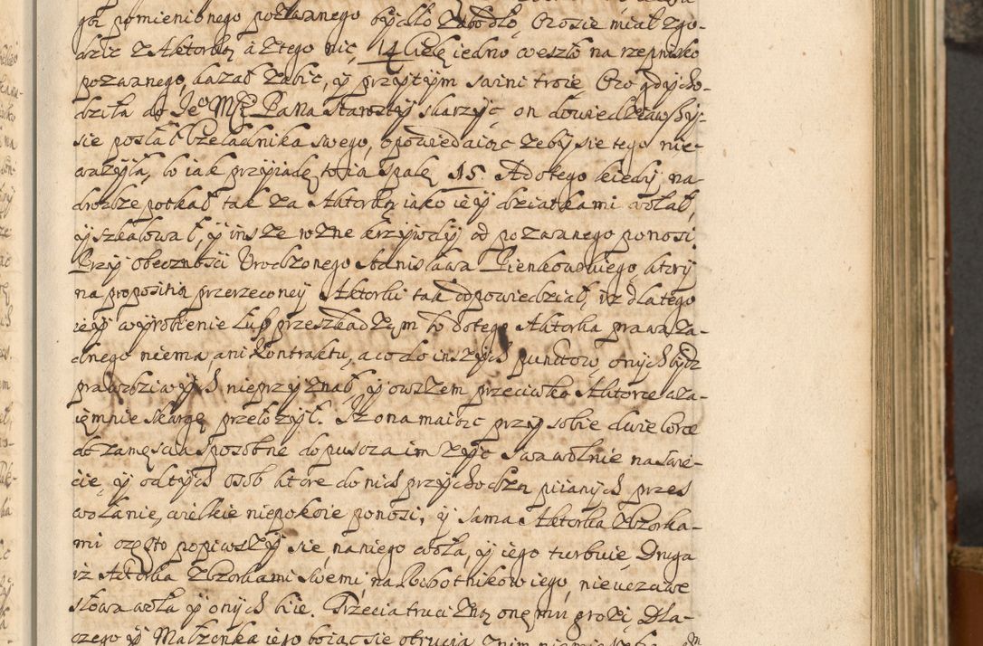 Zdjęcie nr 20 dla obiektu archiwalnego: Acta actorum, decretorum, sententiarum, erectionum, fundationum, confirmationum, instiutionum, resignationum, constitutionum, provisionum, submissionum, quietationum, substitutionum, ordinationum, ingrossationum, prostestationum R. D. Andreae Trzebicki, episcopi Cracoviensis, ducis Severiae in a. D. 1658 et  1659 acticatorum. Volumen I 