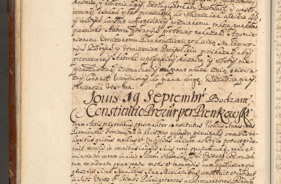 Zdjęcie nr 21 dla obiektu archiwalnego: Acta actorum, decretorum, sententiarum, erectionum, fundationum, confirmationum, instiutionum, resignationum, constitutionum, provisionum, submissionum, quietationum, substitutionum, ordinationum, ingrossationum, prostestationum R. D. Andreae Trzebicki, episcopi Cracoviensis, ducis Severiae in a. D. 1658 et  1659 acticatorum. Volumen I 