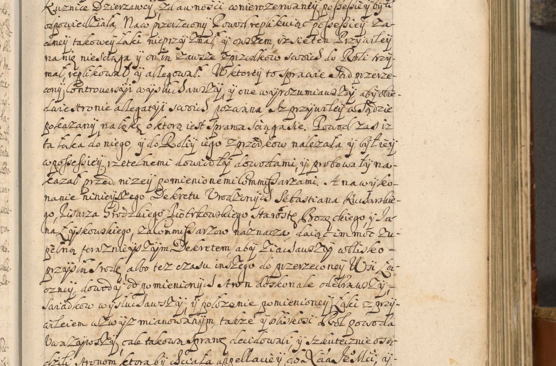 Zdjęcie nr 14 dla obiektu archiwalnego: Acta actorum, decretorum, sententiarum, erectionum, fundationum, confirmationum, instiutionum, resignationum, constitutionum, provisionum, submissionum, quietationum, substitutionum, ordinationum, ingrossationum, prostestationum R. D. Andreae Trzebicki, episcopi Cracoviensis, ducis Severiae in a. D. 1658 et  1659 acticatorum. Volumen I 