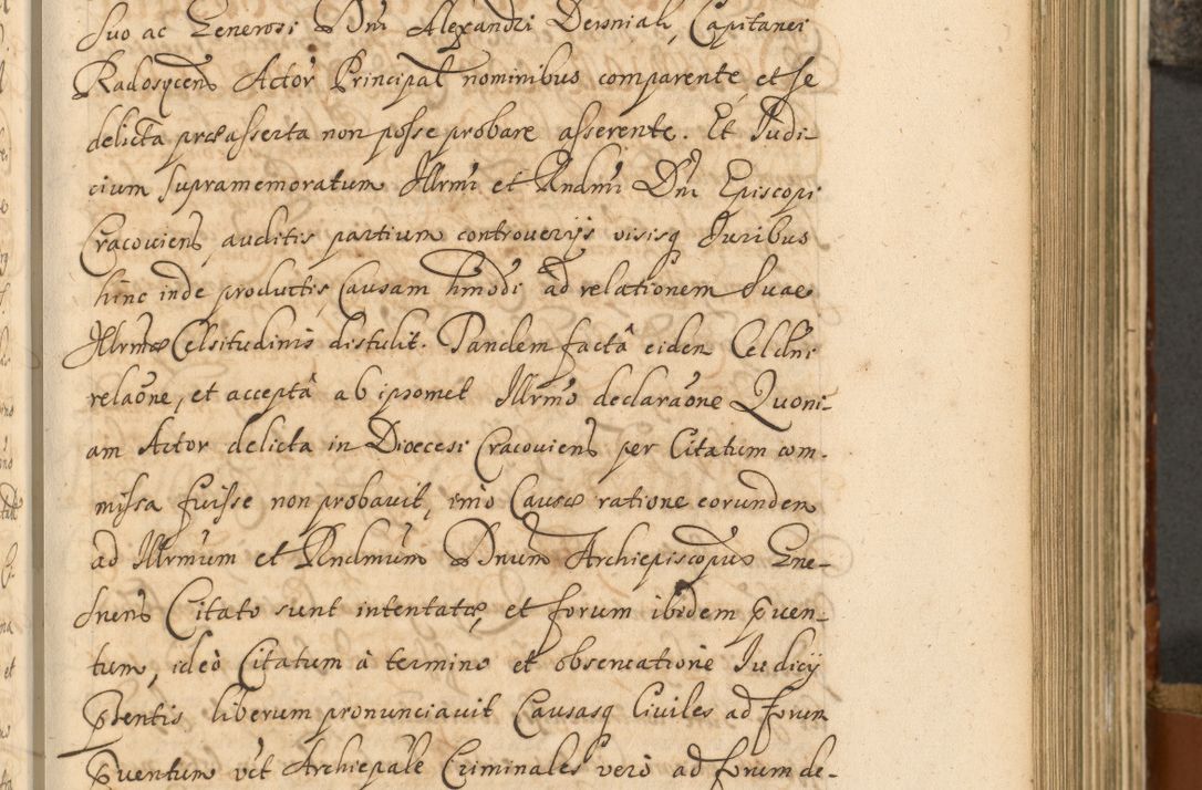 Zdjęcie nr 400 dla obiektu archiwalnego: Acta actorum, decretorum, sententiarum, erectionum, fundationum, confirmationum, instiutionum, resignationum, constitutionum, provisionum, submissionum, quietationum, substitutionum, ordinationum, ingrossationum, prostestationum R. D. Andreae Trzebicki, episcopi Cracoviensis, ducis Severiae in a. D. 1658 et  1659 acticatorum. Volumen I 