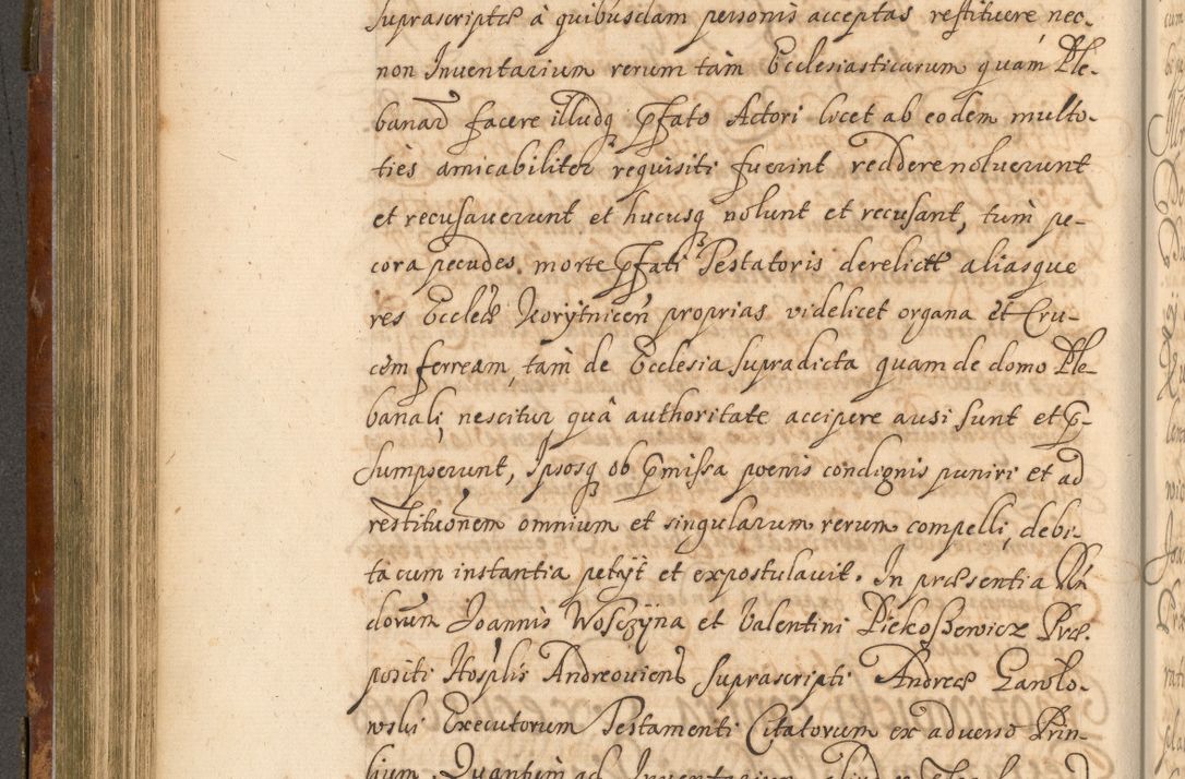 Zdjęcie nr 393 dla obiektu archiwalnego: Acta actorum, decretorum, sententiarum, erectionum, fundationum, confirmationum, instiutionum, resignationum, constitutionum, provisionum, submissionum, quietationum, substitutionum, ordinationum, ingrossationum, prostestationum R. D. Andreae Trzebicki, episcopi Cracoviensis, ducis Severiae in a. D. 1658 et  1659 acticatorum. Volumen I 