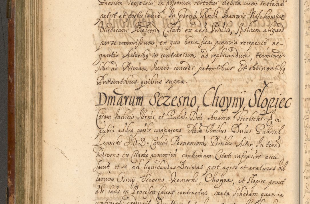 Zdjęcie nr 387 dla obiektu archiwalnego: Acta actorum, decretorum, sententiarum, erectionum, fundationum, confirmationum, instiutionum, resignationum, constitutionum, provisionum, submissionum, quietationum, substitutionum, ordinationum, ingrossationum, prostestationum R. D. Andreae Trzebicki, episcopi Cracoviensis, ducis Severiae in a. D. 1658 et  1659 acticatorum. Volumen I 
