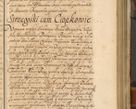Zdjęcie nr 382 dla obiektu archiwalnego: Acta actorum, decretorum, sententiarum, erectionum, fundationum, confirmationum, instiutionum, resignationum, constitutionum, provisionum, submissionum, quietationum, substitutionum, ordinationum, ingrossationum, prostestationum R. D. Andreae Trzebicki, episcopi Cracoviensis, ducis Severiae in a. D. 1658 et  1659 acticatorum. Volumen I 