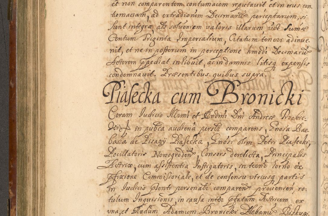 Zdjęcie nr 381 dla obiektu archiwalnego: Acta actorum, decretorum, sententiarum, erectionum, fundationum, confirmationum, instiutionum, resignationum, constitutionum, provisionum, submissionum, quietationum, substitutionum, ordinationum, ingrossationum, prostestationum R. D. Andreae Trzebicki, episcopi Cracoviensis, ducis Severiae in a. D. 1658 et  1659 acticatorum. Volumen I 