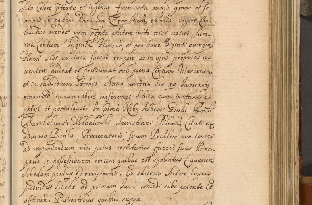 Zdjęcie nr 388 dla obiektu archiwalnego: Acta actorum, decretorum, sententiarum, erectionum, fundationum, confirmationum, instiutionum, resignationum, constitutionum, provisionum, submissionum, quietationum, substitutionum, ordinationum, ingrossationum, prostestationum R. D. Andreae Trzebicki, episcopi Cracoviensis, ducis Severiae in a. D. 1658 et  1659 acticatorum. Volumen I 