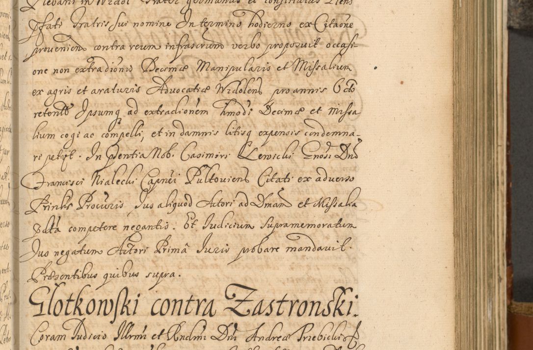 Zdjęcie nr 372 dla obiektu archiwalnego: Acta actorum, decretorum, sententiarum, erectionum, fundationum, confirmationum, instiutionum, resignationum, constitutionum, provisionum, submissionum, quietationum, substitutionum, ordinationum, ingrossationum, prostestationum R. D. Andreae Trzebicki, episcopi Cracoviensis, ducis Severiae in a. D. 1658 et  1659 acticatorum. Volumen I 