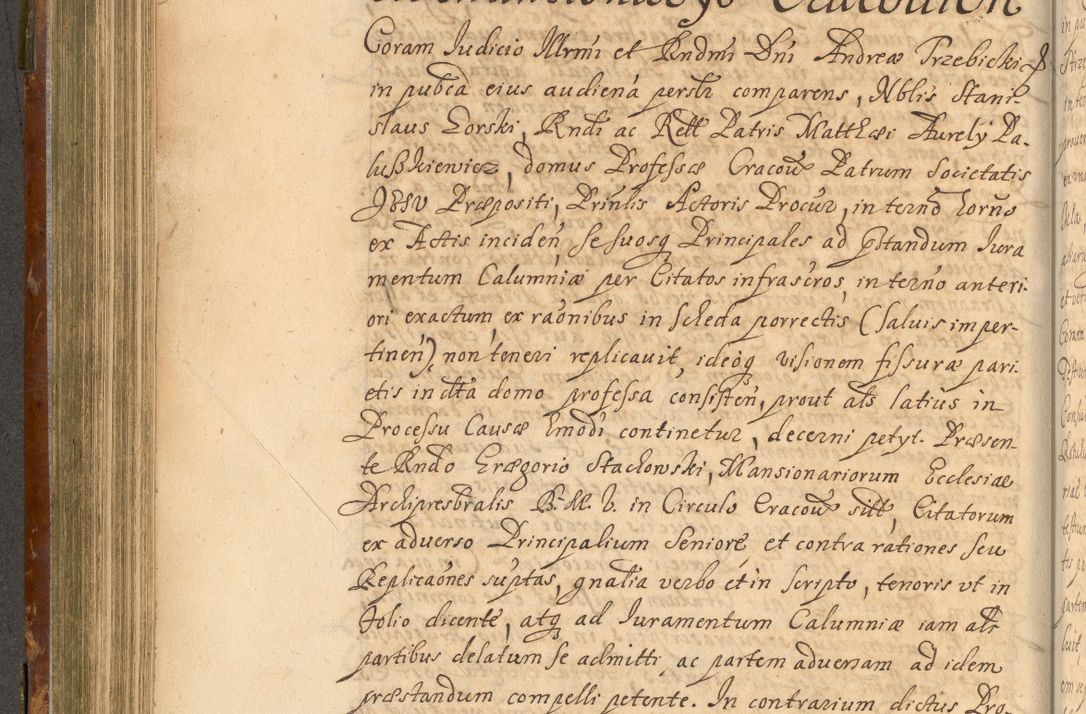 Zdjęcie nr 369 dla obiektu archiwalnego: Acta actorum, decretorum, sententiarum, erectionum, fundationum, confirmationum, instiutionum, resignationum, constitutionum, provisionum, submissionum, quietationum, substitutionum, ordinationum, ingrossationum, prostestationum R. D. Andreae Trzebicki, episcopi Cracoviensis, ducis Severiae in a. D. 1658 et  1659 acticatorum. Volumen I 