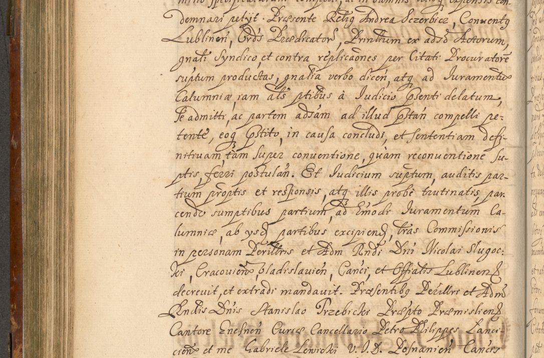 Zdjęcie nr 367 dla obiektu archiwalnego: Acta actorum, decretorum, sententiarum, erectionum, fundationum, confirmationum, instiutionum, resignationum, constitutionum, provisionum, submissionum, quietationum, substitutionum, ordinationum, ingrossationum, prostestationum R. D. Andreae Trzebicki, episcopi Cracoviensis, ducis Severiae in a. D. 1658 et  1659 acticatorum. Volumen I 
