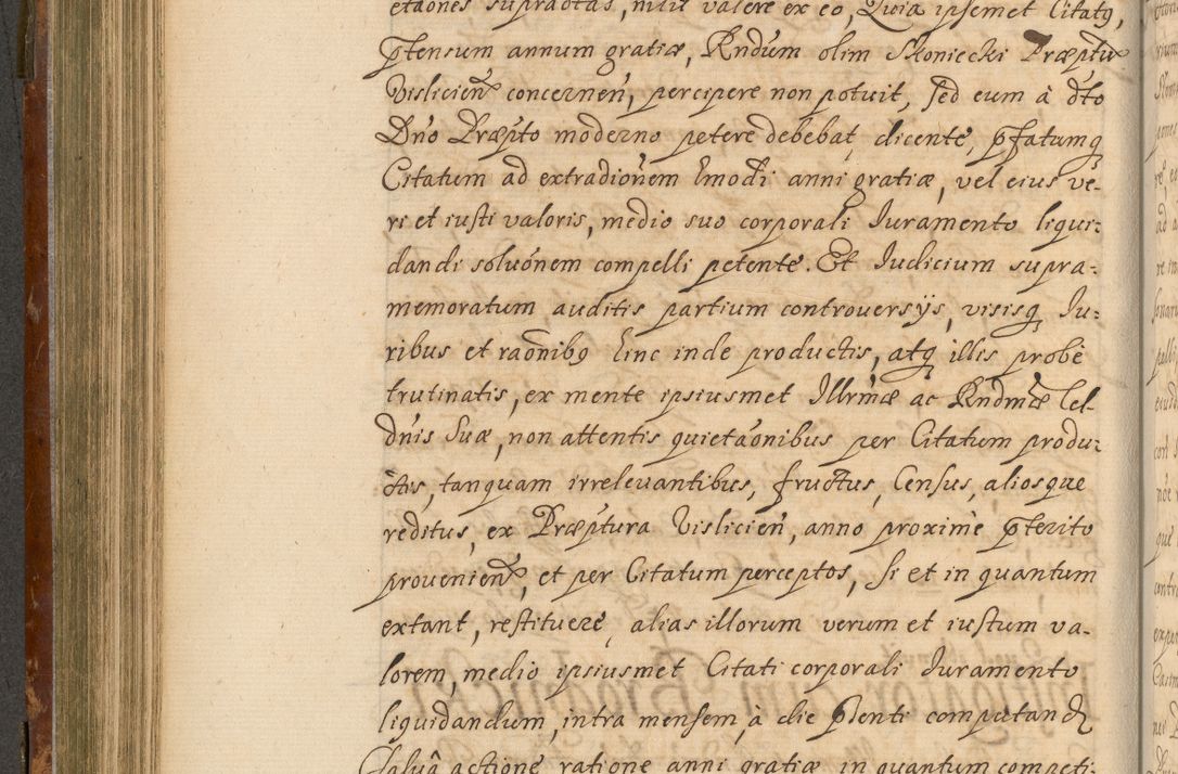 Zdjęcie nr 363 dla obiektu archiwalnego: Acta actorum, decretorum, sententiarum, erectionum, fundationum, confirmationum, instiutionum, resignationum, constitutionum, provisionum, submissionum, quietationum, substitutionum, ordinationum, ingrossationum, prostestationum R. D. Andreae Trzebicki, episcopi Cracoviensis, ducis Severiae in a. D. 1658 et  1659 acticatorum. Volumen I 