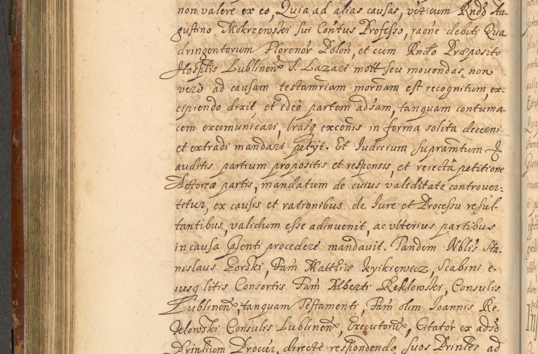 Zdjęcie nr 361 dla obiektu archiwalnego: Acta actorum, decretorum, sententiarum, erectionum, fundationum, confirmationum, instiutionum, resignationum, constitutionum, provisionum, submissionum, quietationum, substitutionum, ordinationum, ingrossationum, prostestationum R. D. Andreae Trzebicki, episcopi Cracoviensis, ducis Severiae in a. D. 1658 et  1659 acticatorum. Volumen I 