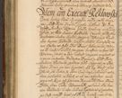 Zdjęcie nr 349 dla obiektu archiwalnego: Acta actorum, decretorum, sententiarum, erectionum, fundationum, confirmationum, instiutionum, resignationum, constitutionum, provisionum, submissionum, quietationum, substitutionum, ordinationum, ingrossationum, prostestationum R. D. Andreae Trzebicki, episcopi Cracoviensis, ducis Severiae in a. D. 1658 et  1659 acticatorum. Volumen I 
