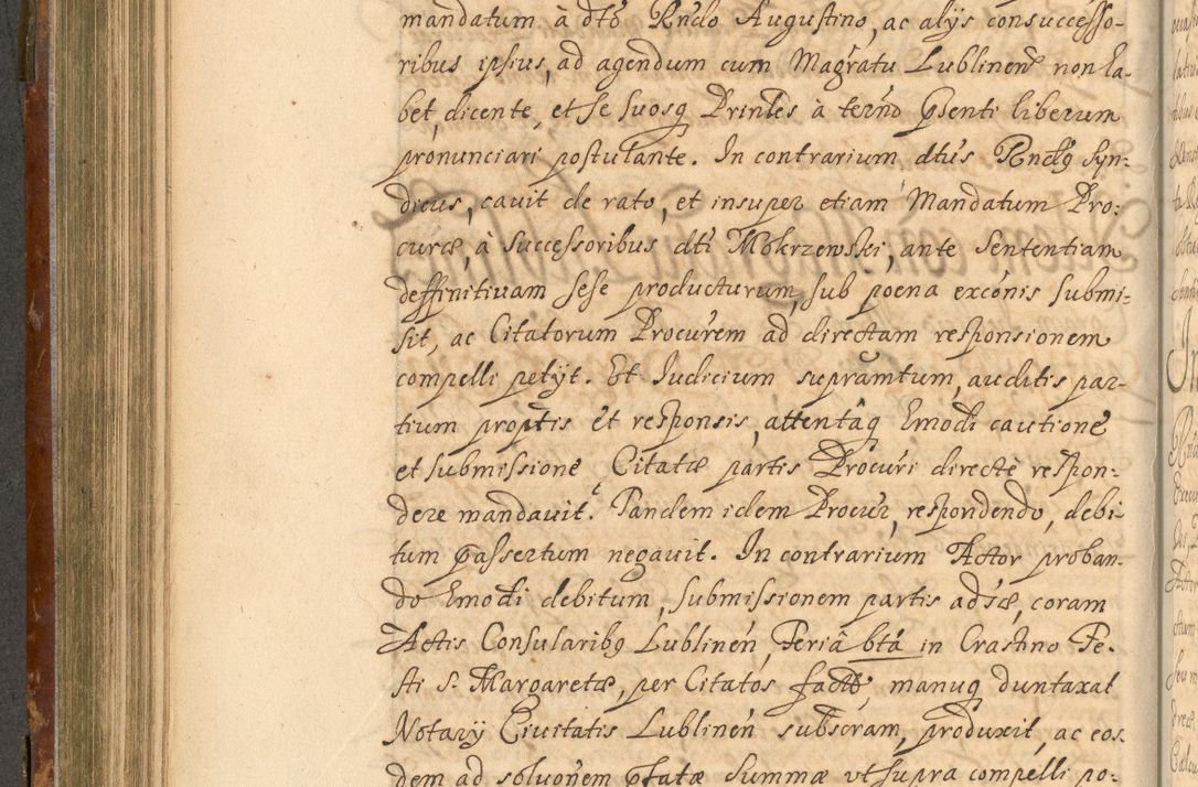 Zdjęcie nr 351 dla obiektu archiwalnego: Acta actorum, decretorum, sententiarum, erectionum, fundationum, confirmationum, instiutionum, resignationum, constitutionum, provisionum, submissionum, quietationum, substitutionum, ordinationum, ingrossationum, prostestationum R. D. Andreae Trzebicki, episcopi Cracoviensis, ducis Severiae in a. D. 1658 et  1659 acticatorum. Volumen I 
